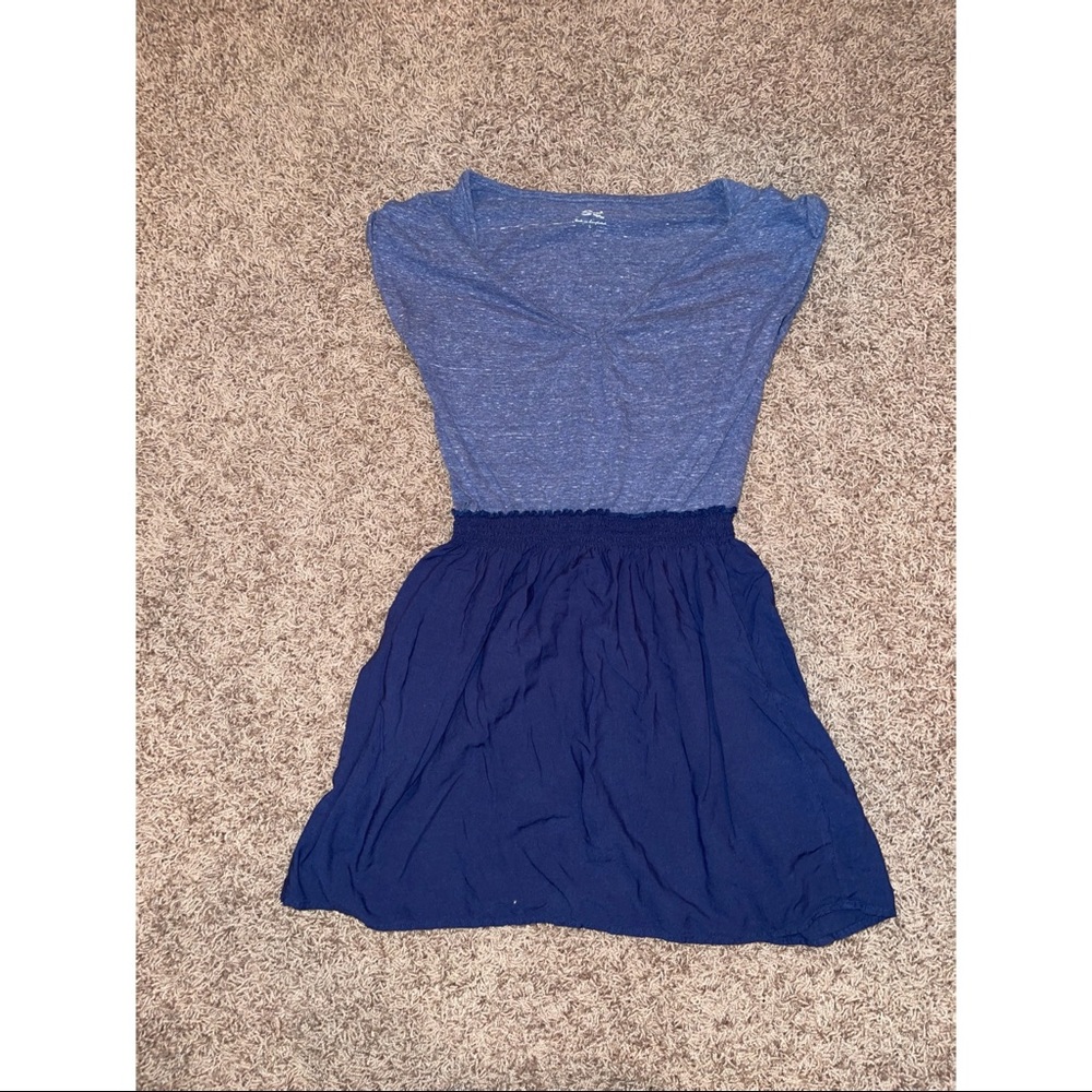 Short Blue Dress Size L